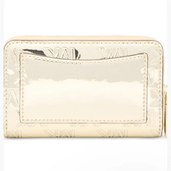 ⭐️MICHAEL KORS⭐️Pale Gold Jet Set Small Zip Around Card Case In Gift Box/NWT - Picture 9 of 9